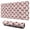 French Bulldog Face-1, variant on 31.5x11.8 Inch Gaming Mouse Pad, Non-Slip Stitched Rubber Desk Mat for Desktop & Laptop,French Bulldog Face Floral Beige Pattern