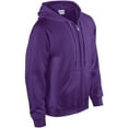 thumbnail image 3 of Gildan Heavy Blend  Adult Full Zip Hooded Sweatshirt Top, 3 of 5