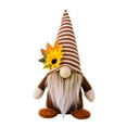 thumbnail image 2 of Gnome Dwarf Plush Doll Standing Pose Figurine Decorations Holiday Gift Home Accent For Teens & Teenagers, 1Pc Dwarf Plush Ornament With Sunflower Detail, 2 of 7
