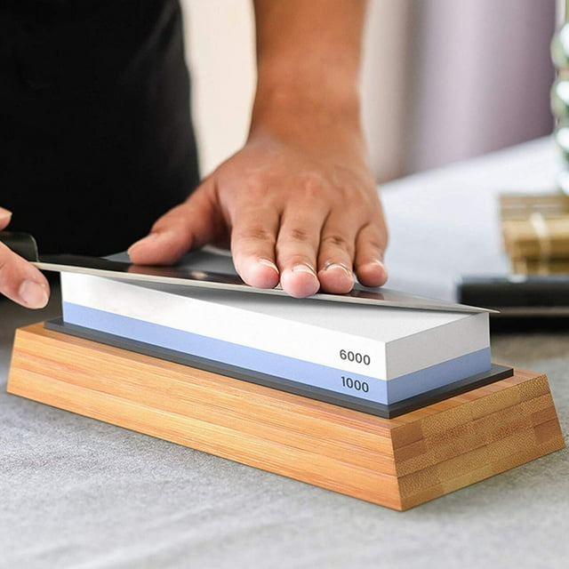 unbranded 2Ud Piedra De Afilar Manual Para Cocina Con Material Fino Y Uso Doméstico