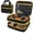 Black & Yellow, variant on Multimeter Storage Case Compatible with Klein Tools ET310 AC Circuit Breaker Finder, Portable Clamp Meter Organizer Bag Fits Klein 80101, 80016, GFCI Outlet Tester, 69149P Electrical Test Kit