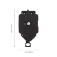 thumbnail image 4 of Shisuyan 1 Set Mute Clock Movement Clock Parts Precision Quartz Clock Movement Parts, 4 of 8
