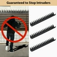 thumbnail image 2 of FENHRTVM Anti Climb Fence Spikes,6Pcs Sharp Metal Anti Climb Spikes for Outdoor Walls, Garden Fences Easy Install,Black, 2 of 6