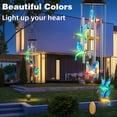 thumbnail image 4 of Solar Wind Chime Light LED Wind Chime Solar Bird Wind Chime with Colorful Gradient Lighting for Outdoor Garden Courtyard Balcony Patio, 4 of 9