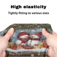thumbnail image 7 of HELLHERO Warm Christmas Snowman Seat & Back Cover Seat Back Cover & Stretchable Material for Senior Easy to Use, 7 of 7