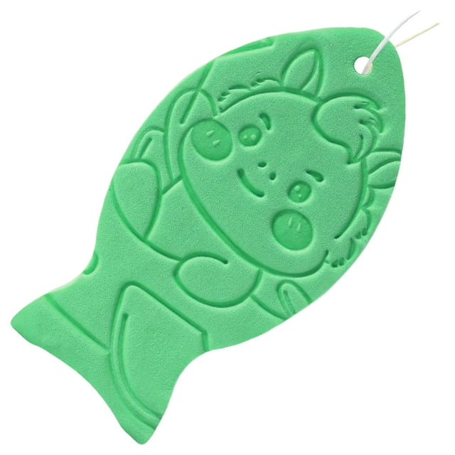 Esponja exfoliante para el baño del bebé. Esponjas de ducha naturales y suaves. Limpieza suave de la piel para bebés, niños pequeños y niños. 1 unidad
