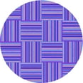 thumbnail image 1 of Ahgly Company Tapis d'Intérieur Rond Lavable en Machine Transitionnel Violet, 5 Pieds Rond, 1 of 7
