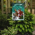 thumbnail image 2 of Carolines Treasures APH3872GF Santa Claus Christmas with the penguins Flag Garden Size  Small multicolor, 2 of 3