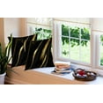 thumbnail image 2 of Black Gold Throw Pillow Covers,Modern Abstract Art Painting Throw Pillows for Couch,Black Pillow Covers 20X20 Inch 2 Pcs Square Cushion Cover Gift for Couch Sofa, 2 of 6