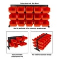 thumbnail image 3 of Stalwart 30 Bin Double Sided Tool Storage Rack with Removeable Drawers, 3 of 6