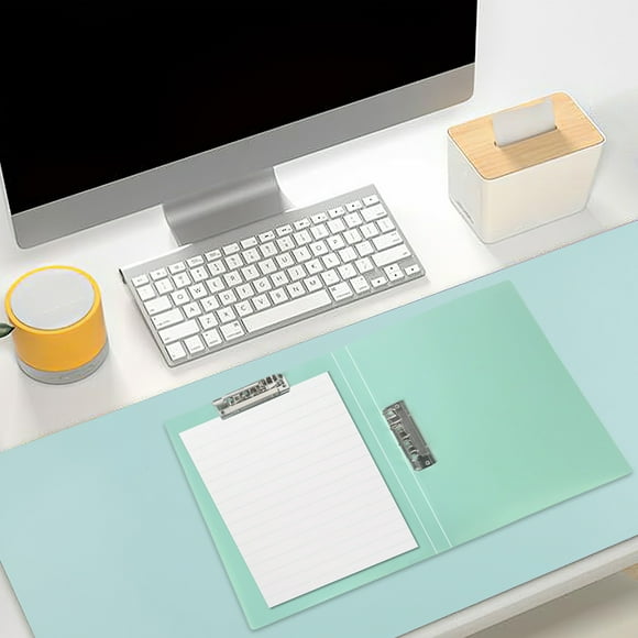 A4 Document Folder | Dual Clip File Holder For Office School Paper Organizer | Letter Size Portfolio With Pressboard Covers | Horizontal & Vertical Filing | 1 Pack