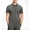Heather Grey, variant on Men's Polo Shirt Casual Cotton Blend Short Sleeve Jersey Casual Plain T-Shirt, Heather Grey, 2XL