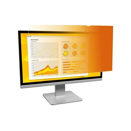UPC: 0051128008256 | 3M GF240W9B Gold Privacy Filter For 24 Inch Widescreen Monitor – Display Privacy Filter – 24 Inch Wide – Gold
