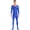 Blue, variant on YIZYIF Mens Shiny One Piece Sports Bodysuit Full Body Workout Tights Long Sleeve Elastic Jumpsuit Coffee XL