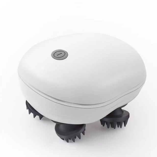 Masajeador Eléctrico Para Cuero Cabelludo Y Cuerpo Con Terapia De Luz Roja - Dispositivo Antiestrés Recargable, Alivia Tensión Muscular, Ideal Para Relajación En Hogar Y Viajes