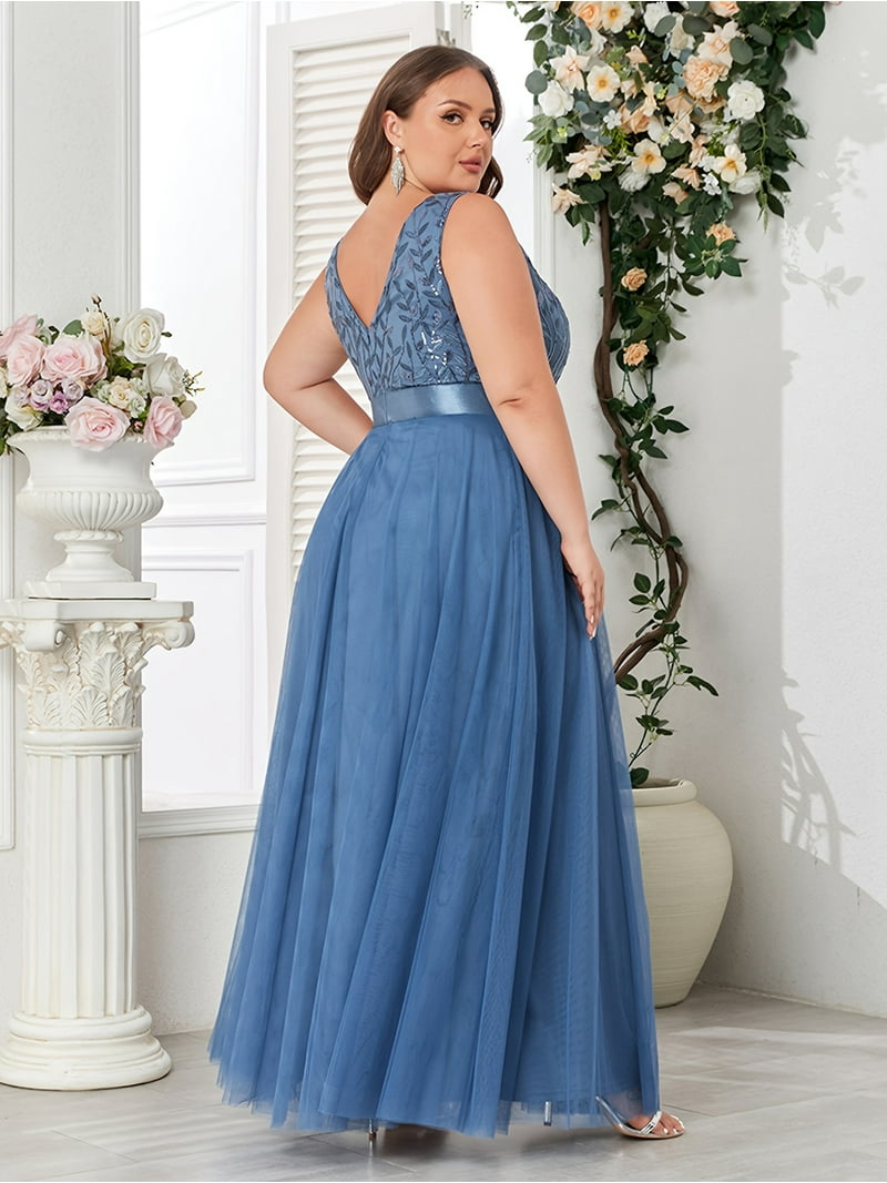 blue dress for baby girl Poppy Maxi in Sapphire main image 0