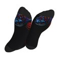 thumbnail image 5 of KLL Colorful Betta Fish Print Cool Socks Men's Women's Crew Socks Funny Crazy Novelty Stockings, 5 of 7
