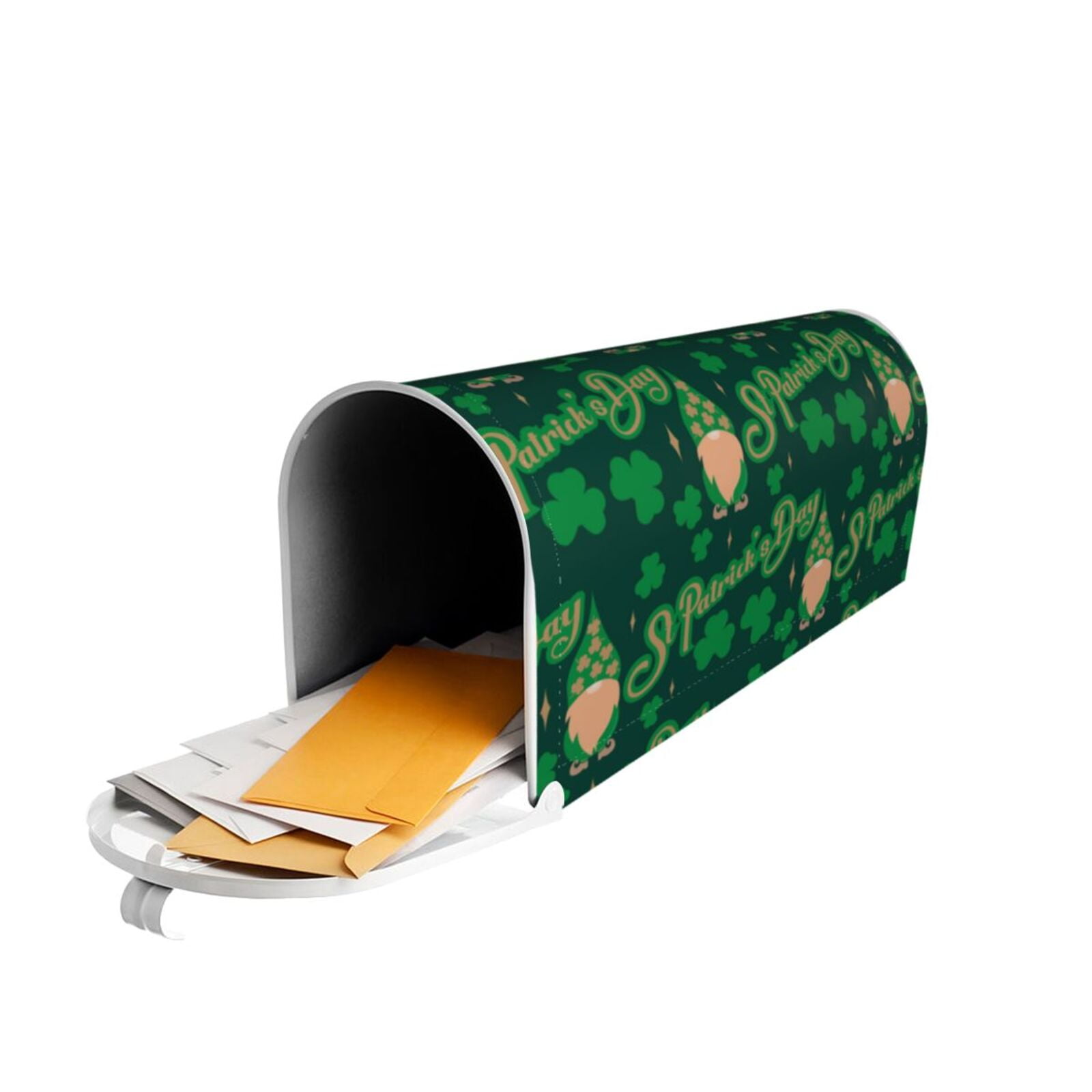Xecao St Patrick's Day9 for Mailbox Cover with Magnetic Strips, Waterproof and Sunscreen, Adds a Decorative Touch to Your Garden Yard.