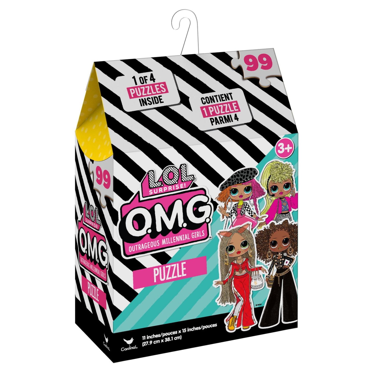 L.O.L. Surprise!, Puzzle de 99 pièces, pour enfants à partir de 3 ans