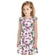 thumbnail image 1 of Balery Orchids Flowers Camisón de princesa para niñas, pijama de algodón con mangas abullonadas, suave y bonito.-X-Large, 1 of 6