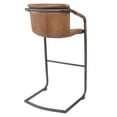 thumbnail image 5 of Indy Faux Leather Arm Bar Stool (Set of 2), Multiple Colors, 5 of 5