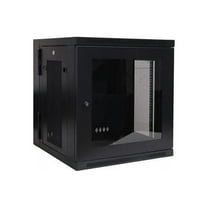 Tripp Lite 12U Wall-Mount Rack Enclosure Cabinet with Clear Acrylic Window, Hinged Back, Switch-Depth (SRW12USG)