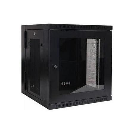 UPC: 0037332154859 | Tripp Lite 12U Wall-Mount Rack Enclosure Cabinet with Clear Acrylic Window Hinged Back Switch-Depth (SRW12USG)