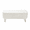 Ivory White, variant on Blue Faux Fur Storage Ottoman Bench with Gold Legs – Stylish Storage Ottoman for End of Bed or Entrywa