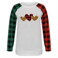 thumbnail image 4 of Nouveaux Hauts pour Femmes 2023 Mode Grande Taille Col Rond Manches Longues T-Shirt Automne Imprimé Blouse Ample Hauts Manches Longues pour Femmes, 4 of 5