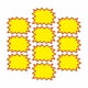thumbnail image 3 of 10 etiquetas de precio, etiquetas de descuento en blanco para supermercados Estilo H, 3 of 9