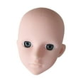 thumbnail image 3 of Bothyi Mannequin Training Head Cosmetology Face Head for Beauty Salon Home Beginner Gray Eyes White Skin, 3 of 8