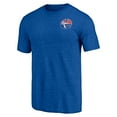 thumbnail image 2 of Men's Royal Florida Gators Vault Left Chest Distressed Tri-Blend T-Shirt, 2 of 3