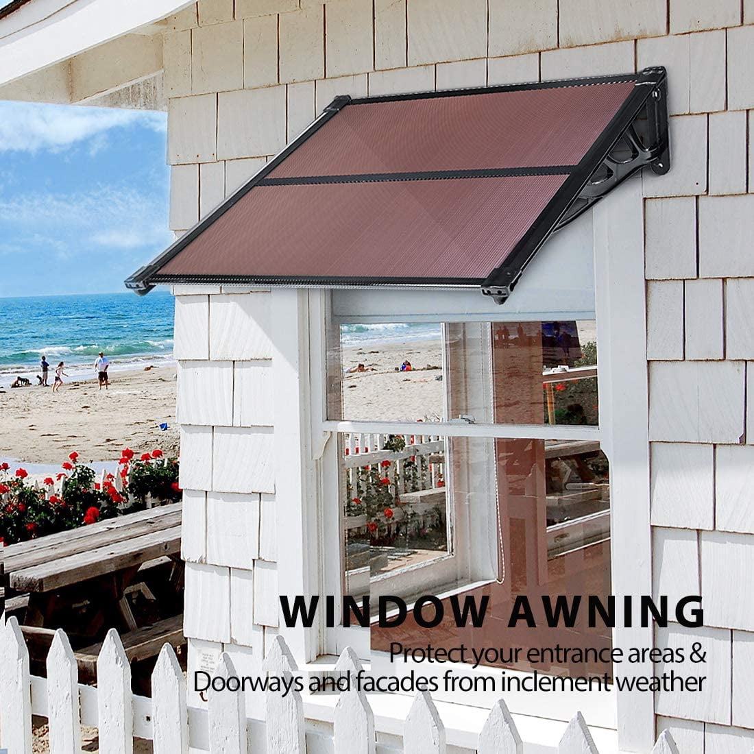 VIVOHOME Polycarbonate Spliced Window 