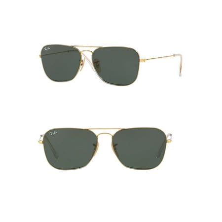 Ray-Ban Unisex RB3603 Square Metal Sunglasses, 56mm