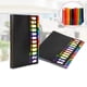 thumbnail image 2 of Waterproof Plastic A4 File Organiser Expandable Document Folder 12-pocket Colorful Sections Elastic Band Office School White, 2 of 4