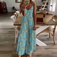 thumbnail image 4 of Horse Shoe Sleeveless Dress Loose Women's Dress Dresses Luxury Evening Dresses, 4 of 9