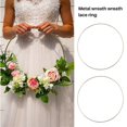 thumbnail image 2 of 10 Pack 10 Inch Metal Floral Hoop Wreath Gold Hoop Rings for DIY Wreath, Dream Catcher and Wall Hang, 2 of 5