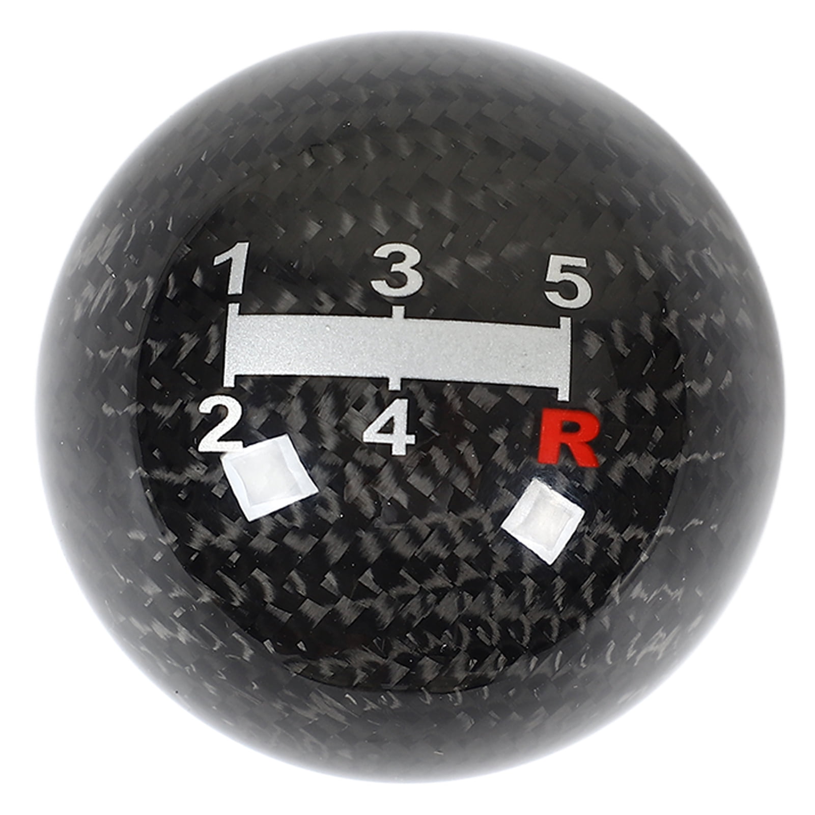 Shifter Head, Gear Shifting Lever Knob Carbon Fiber High Hardness