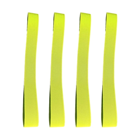 Naiovety 4 correas coloridas para silla de playa y correa para toalla para una fácil sujeción, ligeras, portátiles y reutilizables Almacenamiento y organización del hogar amarillo