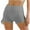Dark Gray, variant on Bovxnpu Womens Biker Shorts High Waisted Yoga Shorts for Women Running Gym and Workout Women High Waist Hip Stretch Fitness Wrinkled Drawstring Biker Shorts Yoga Pants Shorts