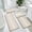 Beige, variant on HEBE Chenille Bathroom Rug Sets 5 Piece,Super Absorbent Non Slip Bath Mats for Bathroom,Washable Bath Mat and U-Shaped Contour Toilet Rug Set for Tub Shower Floor Carpet