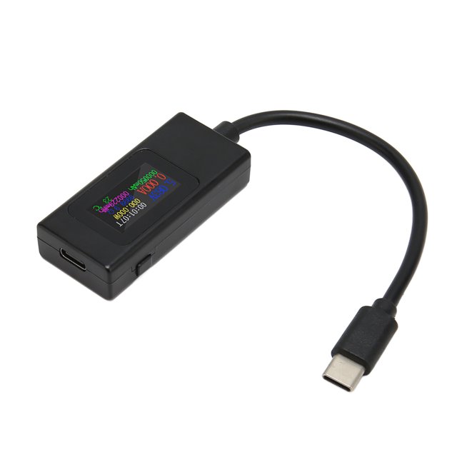 USB Tester, Bidirectional Connection Accurate Measurement USB Power Tester KWS 066C for Power Bank for Phones for Car Charger for Cable