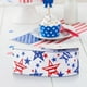 thumbnail image 4 of Decoraciones para el Día de los Caídos, decoraciones para el 4 de julio, decoraciones patrióticas, cinta del Día de la Independencia de 10 yardas para envolver regalos y decorar. Cinta del Día de la I, 4 of 9