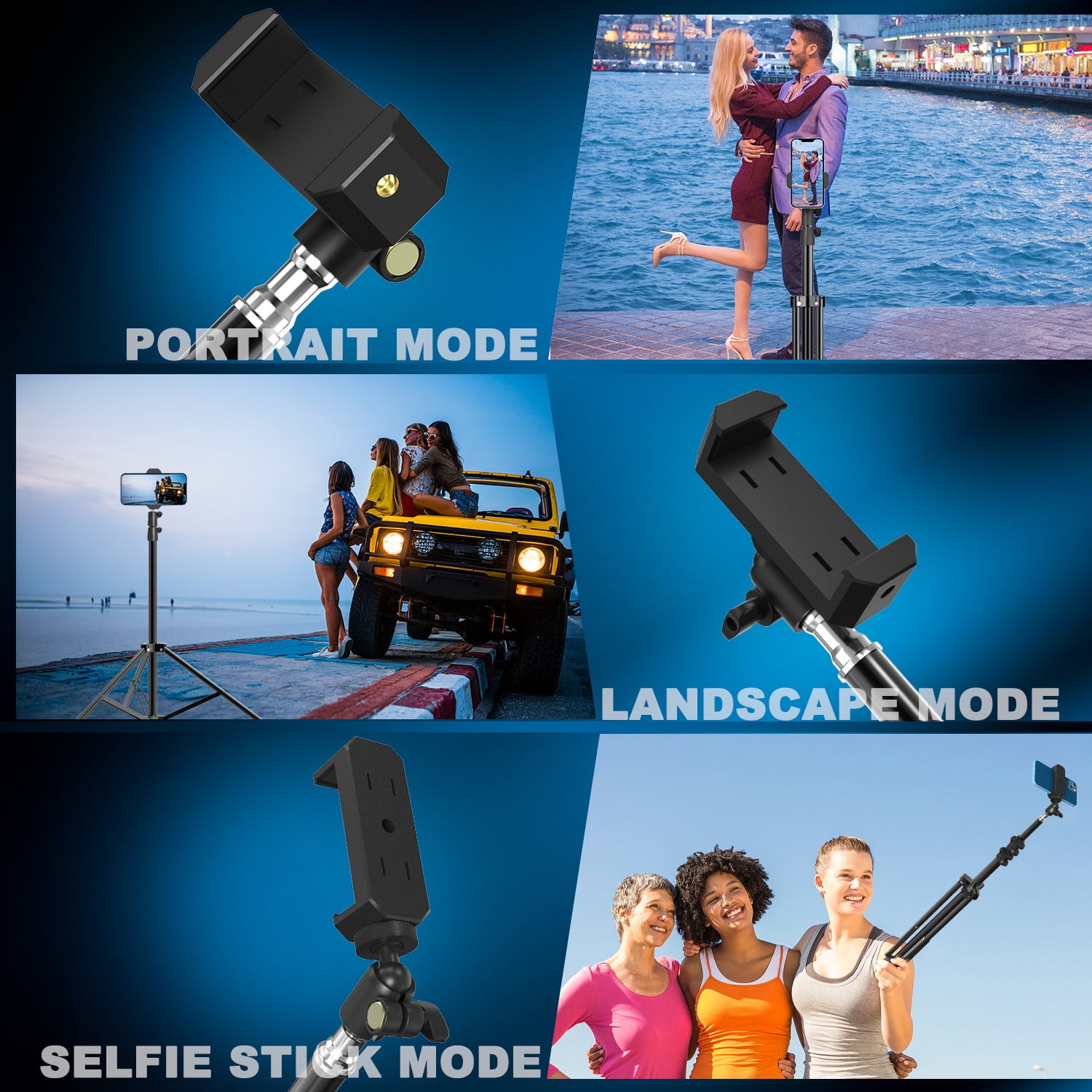 Elegant Choise Selfie Stick Tripod Stand with Bluetooth Remote 67