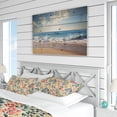 thumbnail image 4 of Designart "Aquatic Leaf Aquarelle" Multicolor Botanical Bedding Covert Set - Bohemian & Eclectic Bed Set With 1 Sham, 4 of 5
