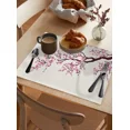 thumbnail image 4 of Japanese Style Sakura Placemat for Dining Table Tableware Mats 4/6pcs Kitchen Dish Mat Pad Counter Top Mat Home ration, 4 of 7