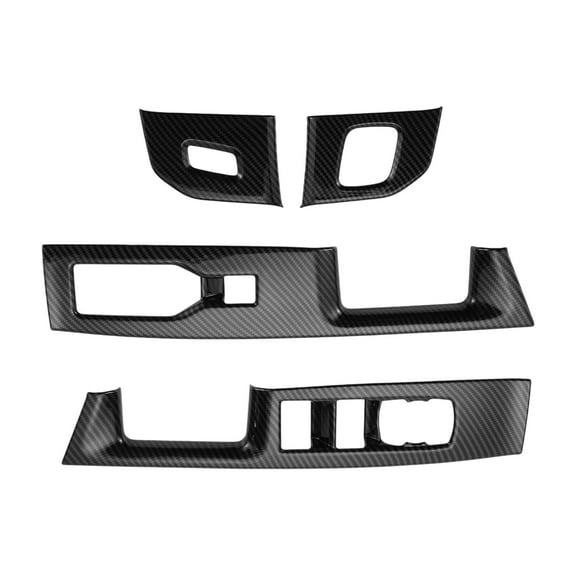 Unique Bargains Master Power Window Switch Cover Trim for Ford F-150 21-24 black 1 Set