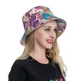 thumbnail image 6 of Xecao Watercolor Owl Print Men and Women Night Reflective Hat Runner Cap Visor Bucket Hat Boonie Cap, 6 of 6