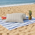 thumbnail image 5 of 2 Pack Outdoor Waterproof Throw Pillow Covers,Vintage Boho Geometric Stripes Decorative Rectangle Patio Pillowcases for Chair Couch Sofa 20x12in, 5 of 9