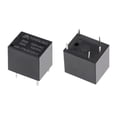 thumbnail image 2 of 20 pcs Bobina relé de potencia electromagnética PCBJQC-T78-DC12V-C DC 12V 5P SPDT Color negro., 2 of 3